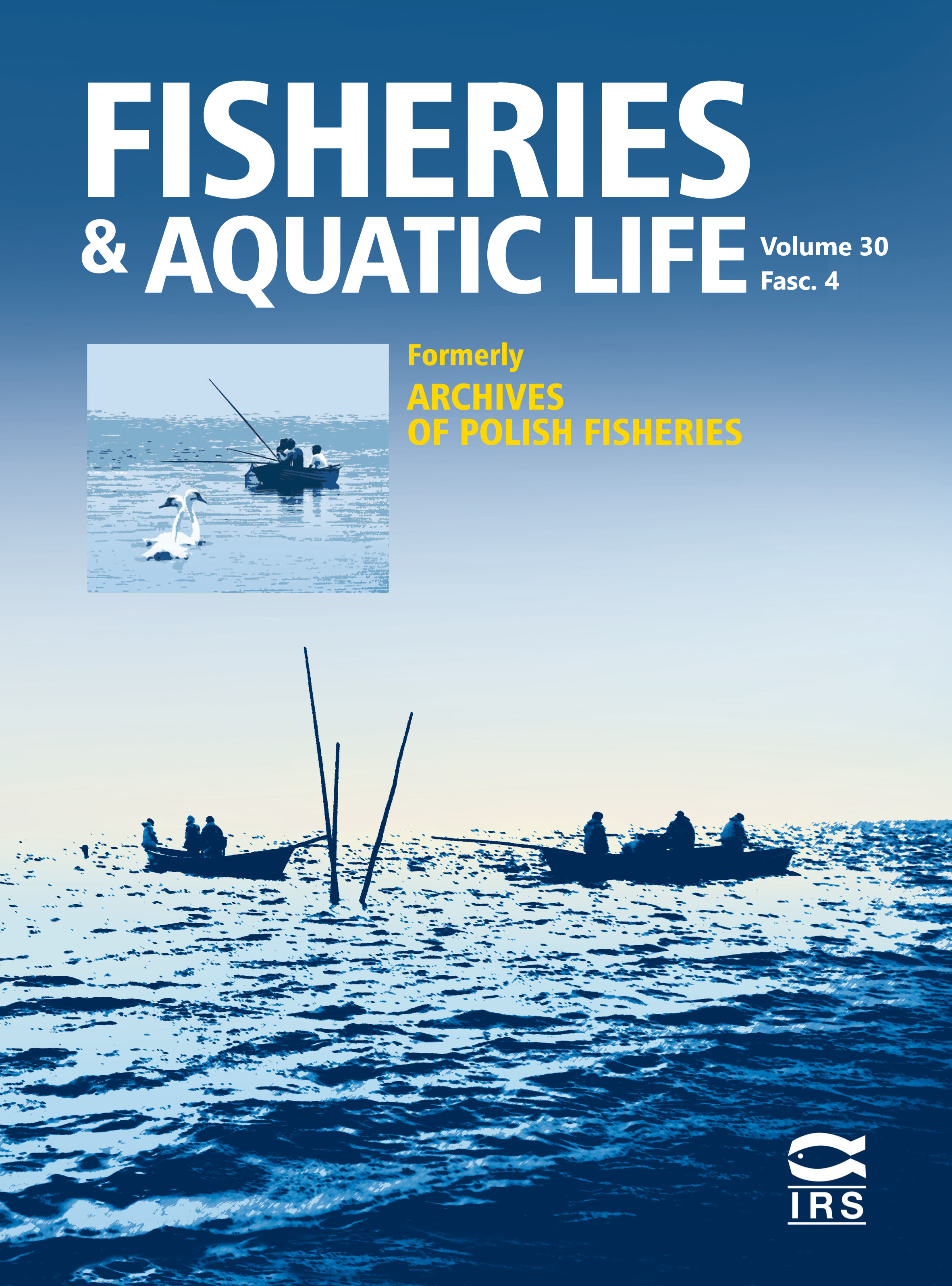 Fisheries & Acquatic Life cover, volume 30, fasc. 4